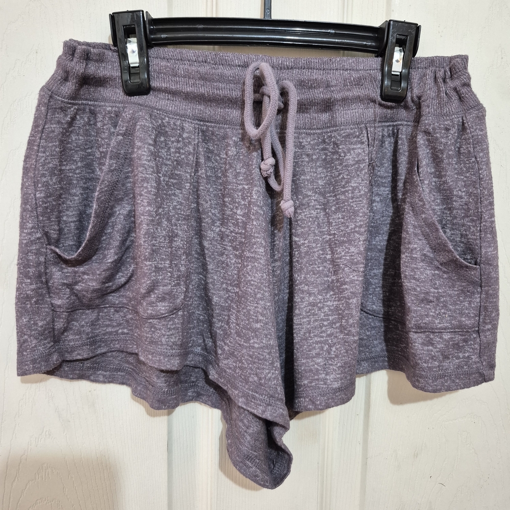 Aeropostale Women's Heathered Lavender Shorts